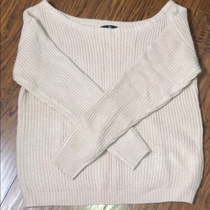 Off the shoulder sweater